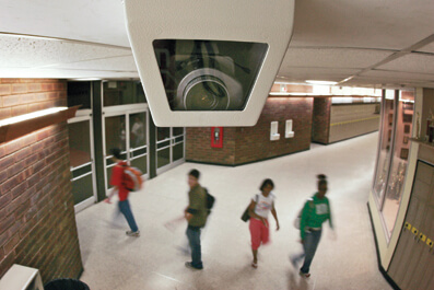 USA - Education - Security Camera in High School, Greenville, South Carolina