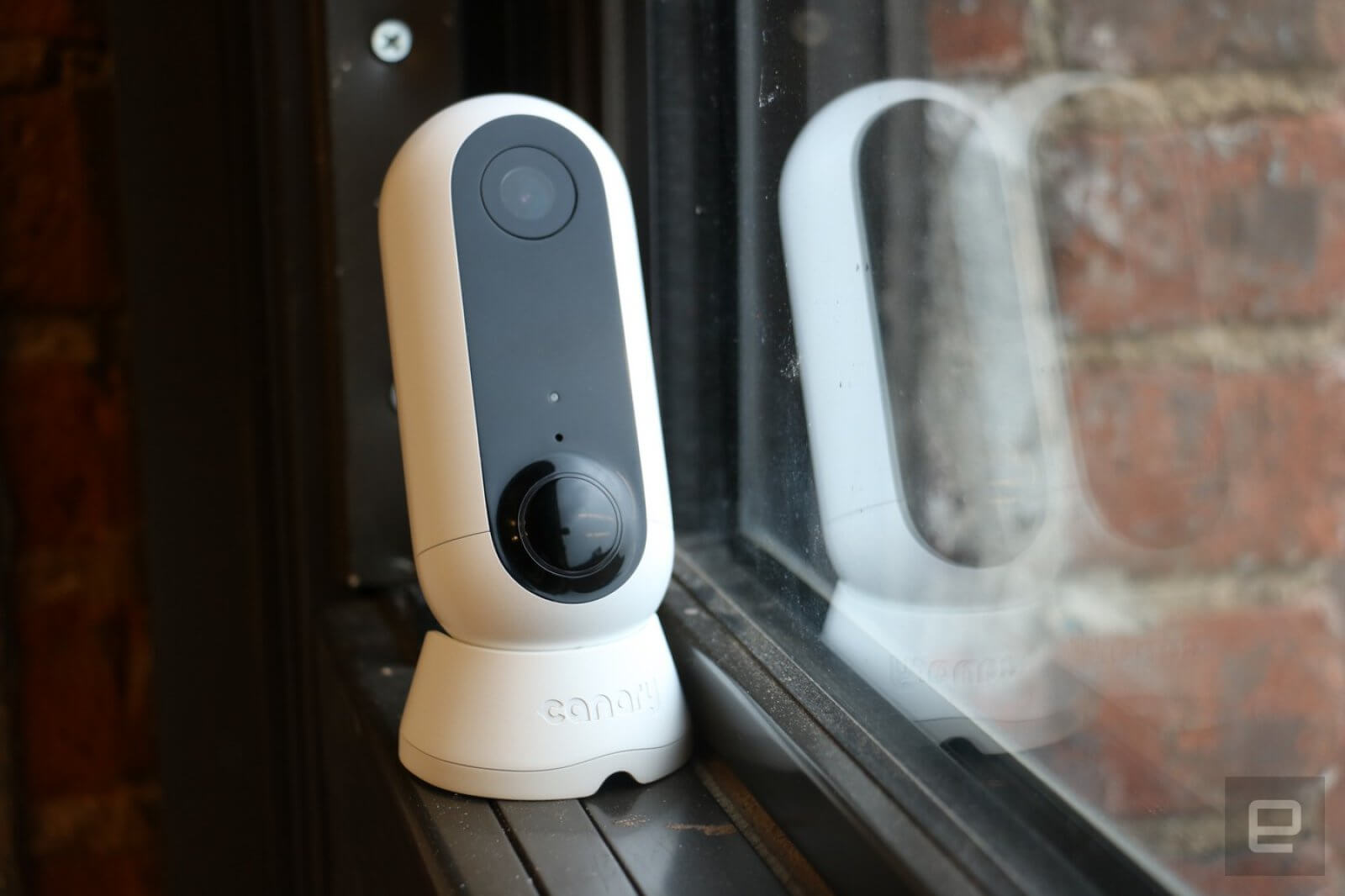 Canary Flex is a small, weatherproof security camera