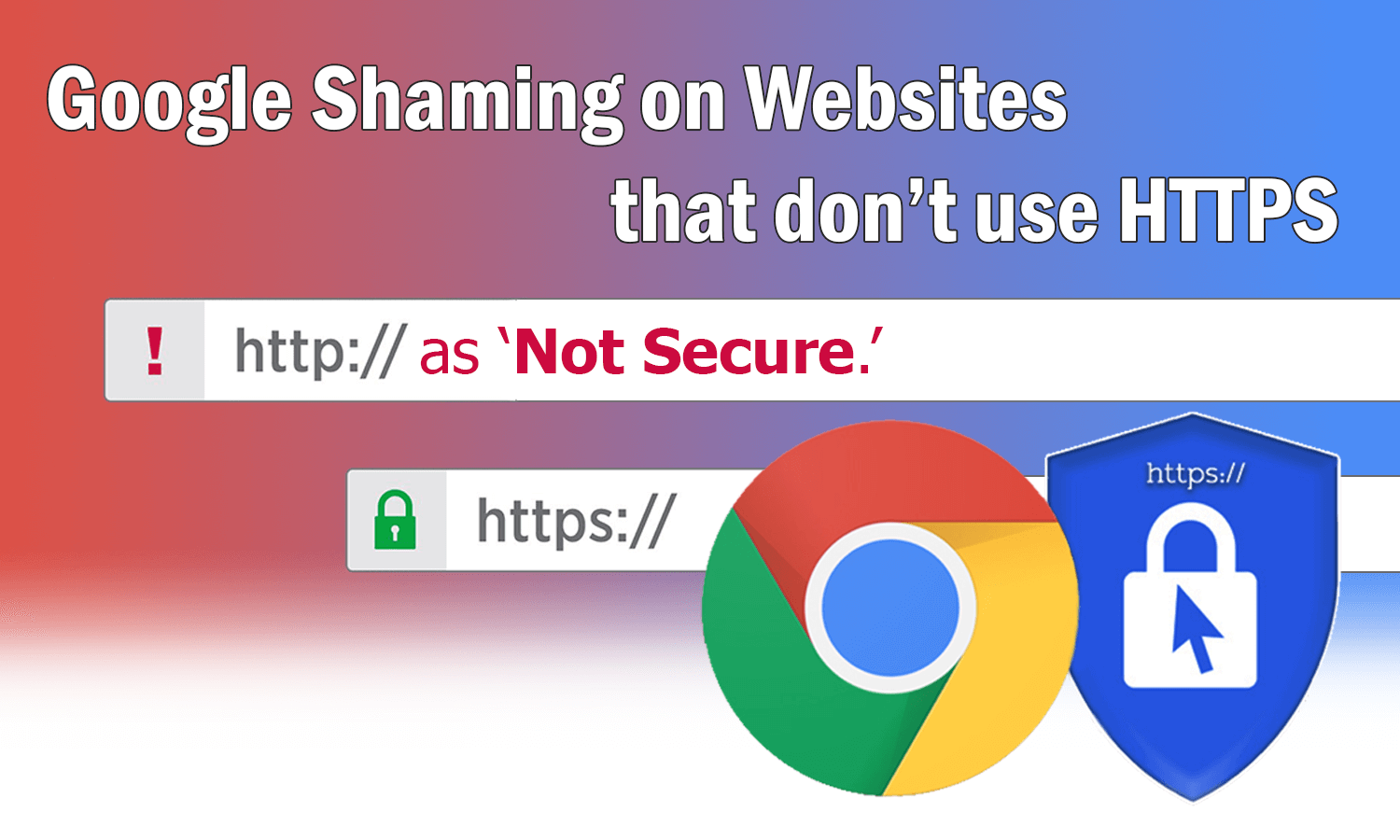 All Sites that don’t use HTTPS, will soon start being shamed on Google as ‘ Not Secure ‘!