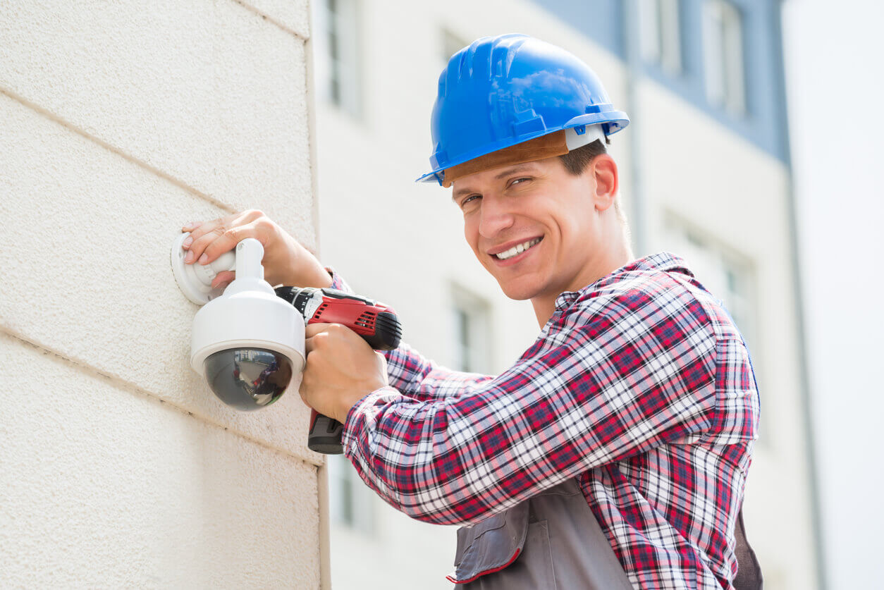 LVT Security Employee working on Home Video Surveillance, Home Security, Liquid Video Technologies, Greenville, South Carolina
