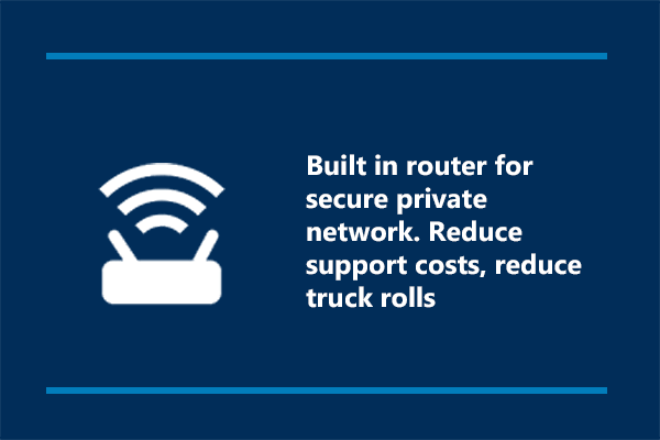 Secure Router icon and text