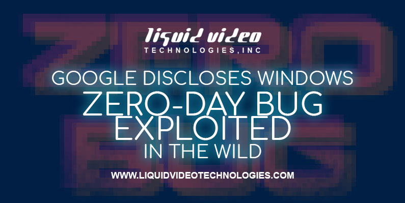 Windows Zero-Day Bug Exploited in the Wild