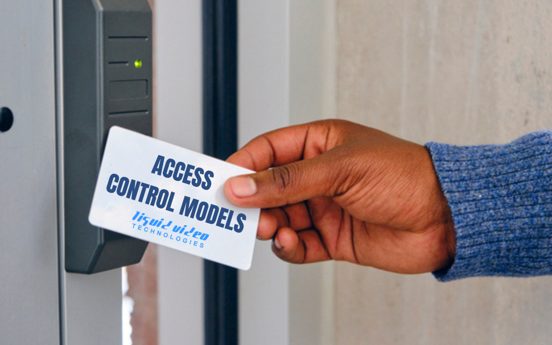 access control models on keycard touching scanner